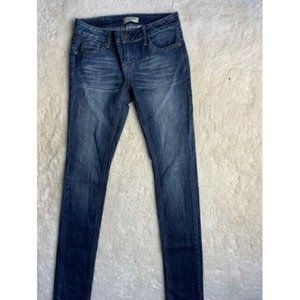 ZCO Juniors Jeans Size 3 Stretch Dark Wash Skinny Mid Rise